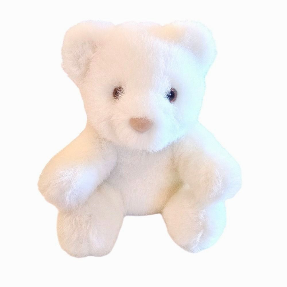 Vintage 1988 Applause BRAVO! SUGAR BABY White Teddy Bear Plush 8" Rare 13912